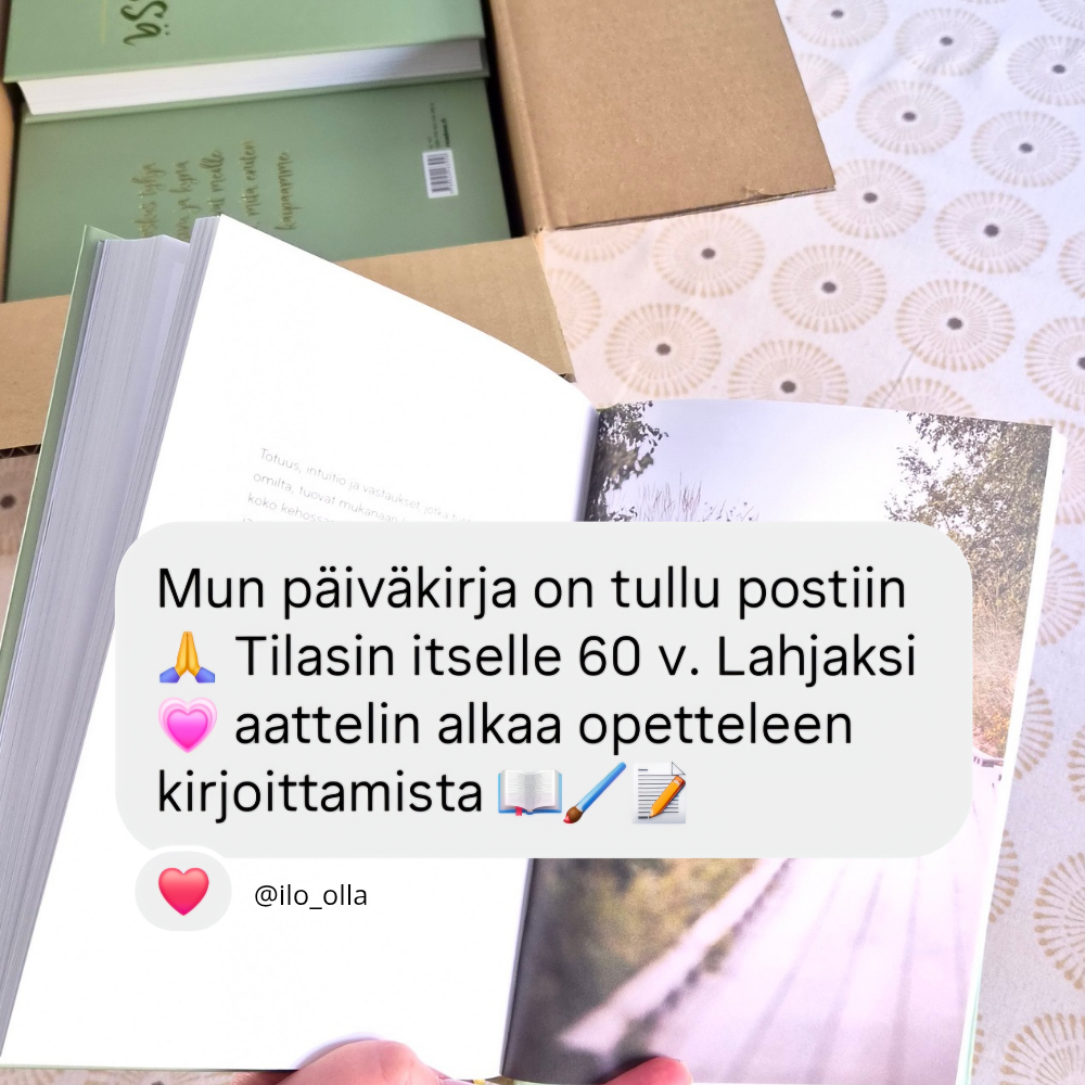 Ilo olla elämässä -päiväkirja