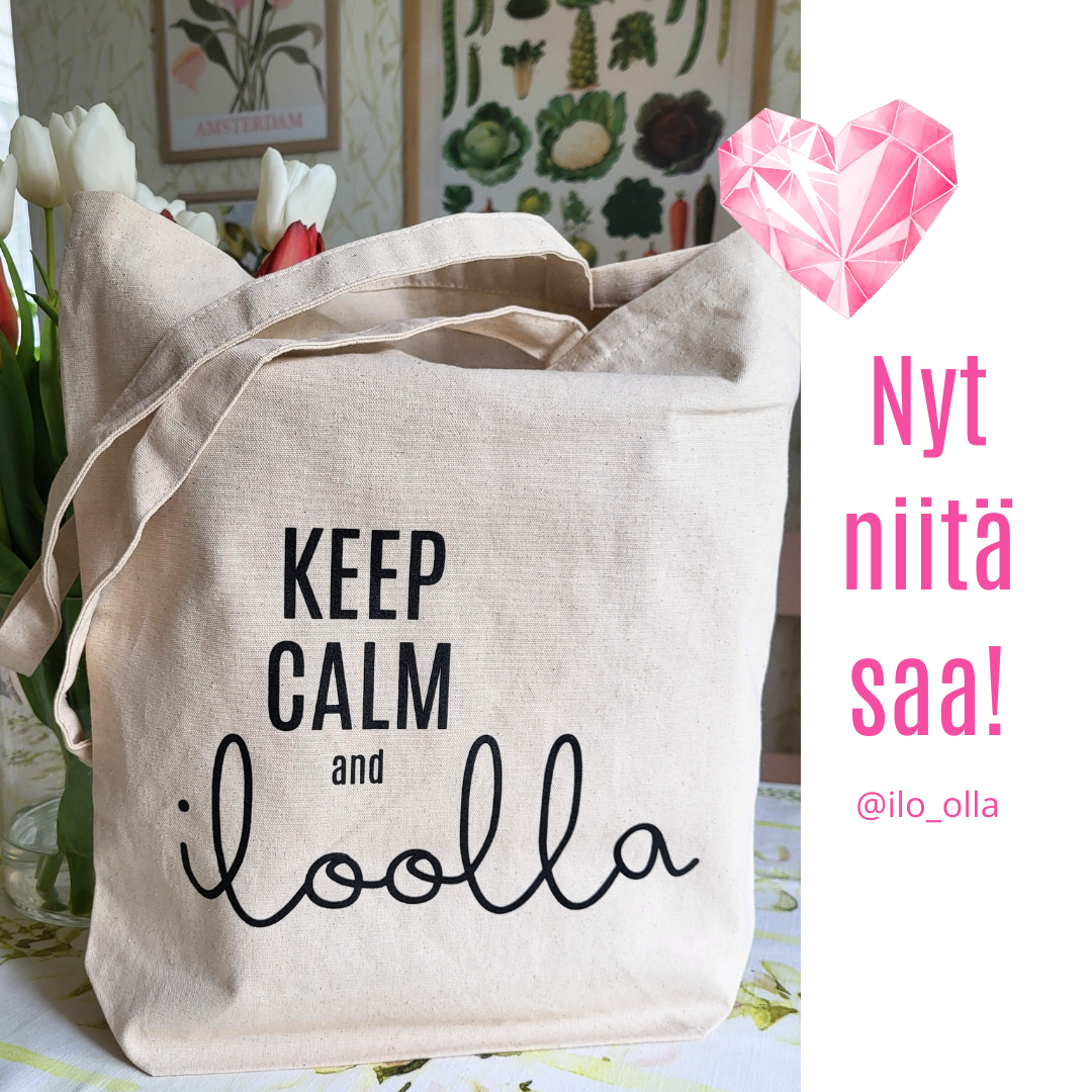 Ilo olla - kangaskassi
