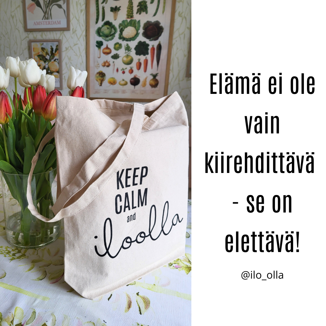 Ilo olla - kangaskassi