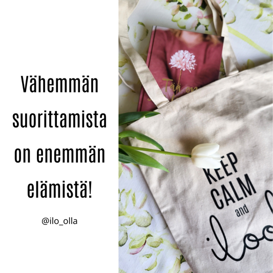 Ilo olla - kangaskassi