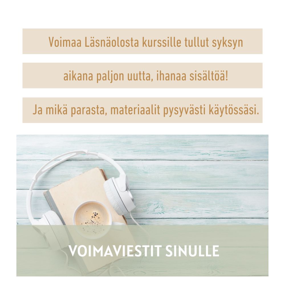 Voimaa Läsnäolosta verkkokurssi