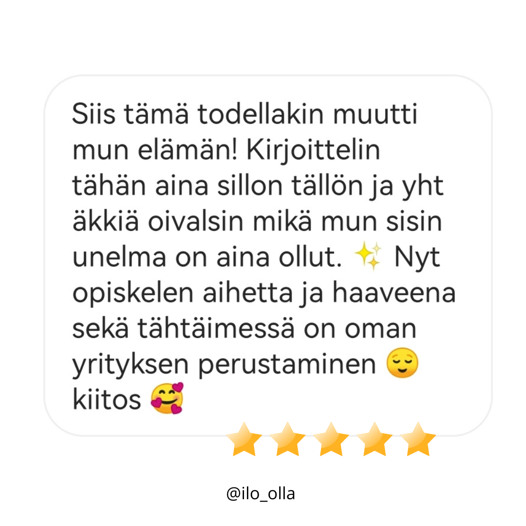 Unelma-apuri työkirja