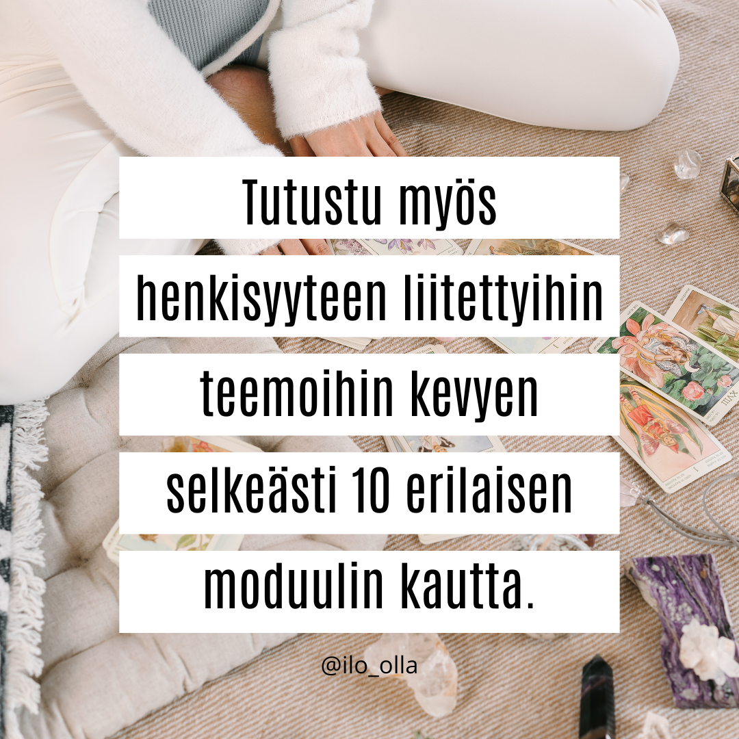 Voimaa ja valoa ilolla - verkkokurssi