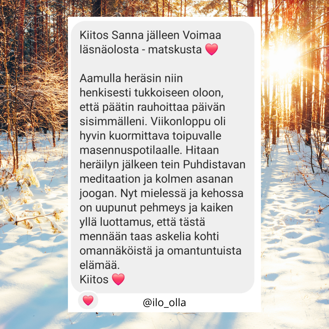 Voimaa Läsnäolosta verkkokurssi