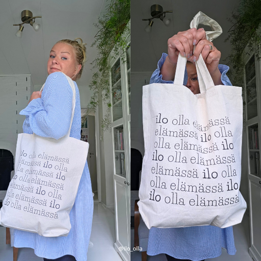 Ilo olla - kangaskassi