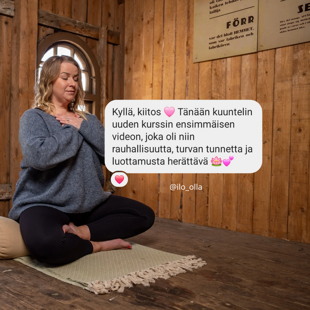 Voimaa ja valoa ilolla - verkkokurssi