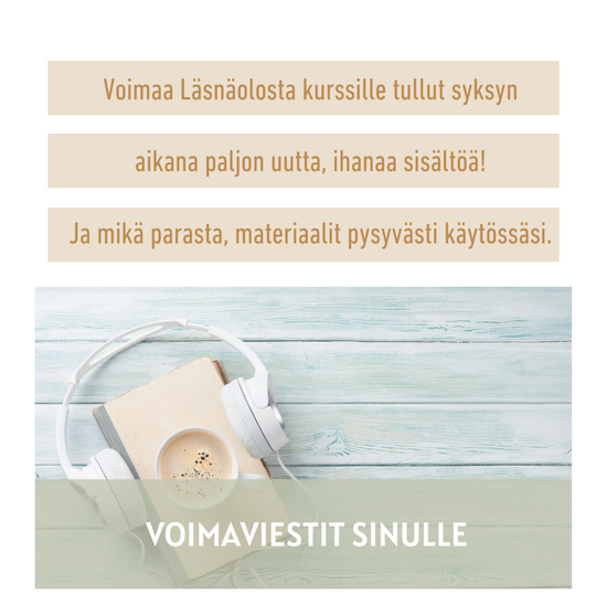 Voimaa Läsnäolosta verkkokurssi