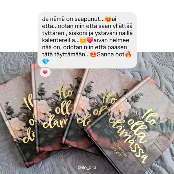Ilo olla elämässä 2027 - kalenteri