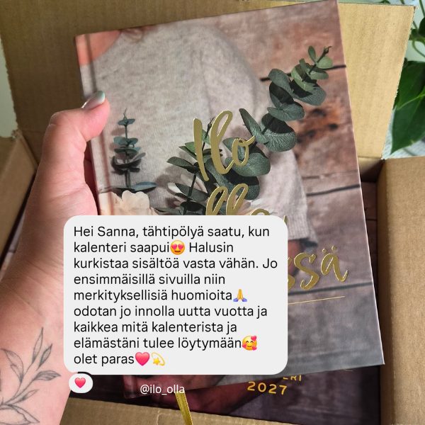 Ilo olla elämässä 2027 - kalenteri